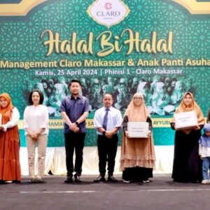 Hotel Claro Makassar Gelar Halalbihalal Bersama Anak Panti Asuhan.