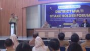 Bupati Maros Chaidir Syam Saat Beri Sambutan Dalam Forum Distric Multi Stakeholder Forum