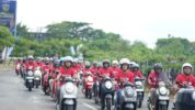Ratusan Pecinta Scoopy Meriahkan Scoopy City Ride Bersama Asmo Sulsel